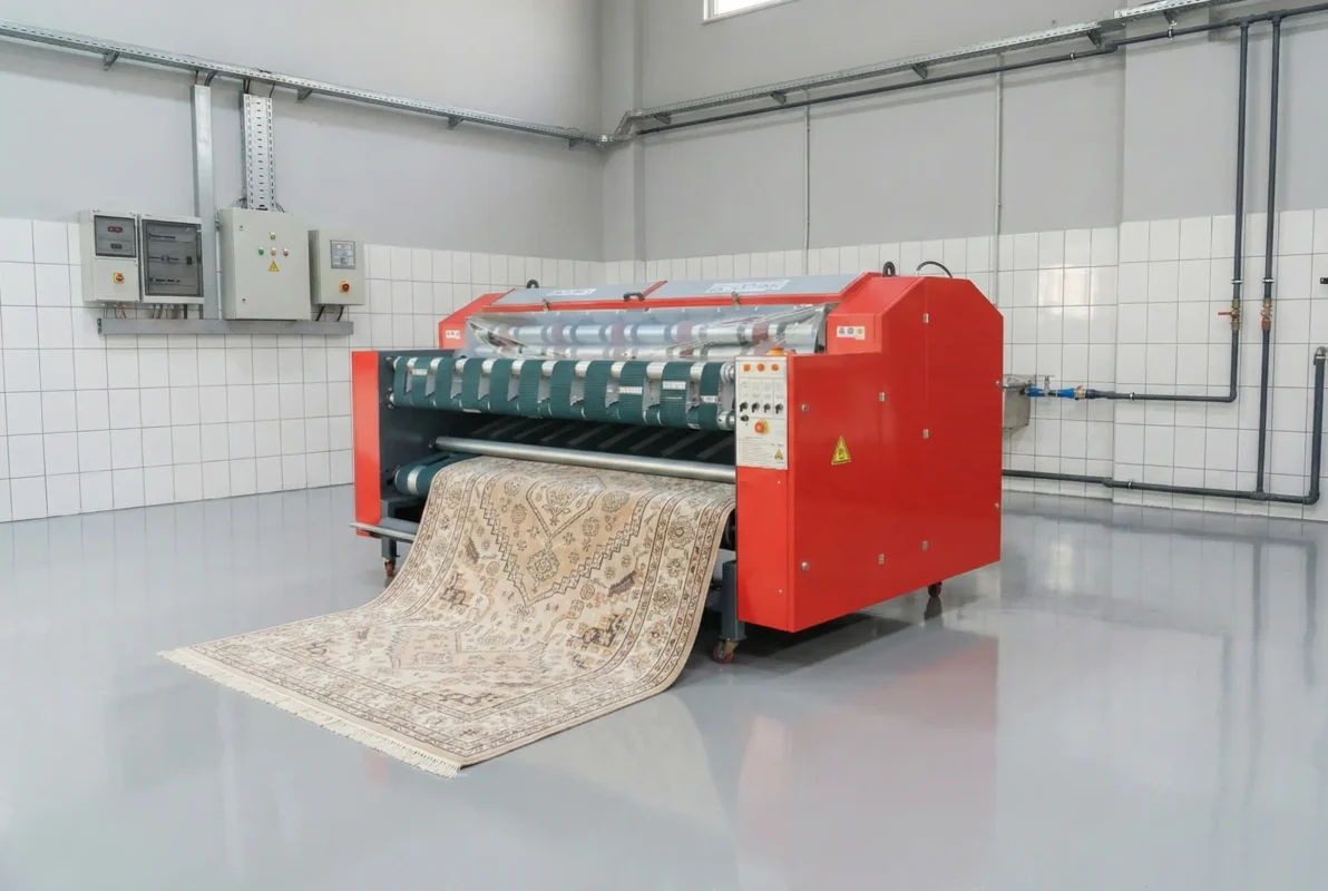 Profesyonel Halı Yıkama Fabrikası Nasıl Kurulur? Eksiksiz Rehber 11 Beater Carpet Dust Removing Machine 3