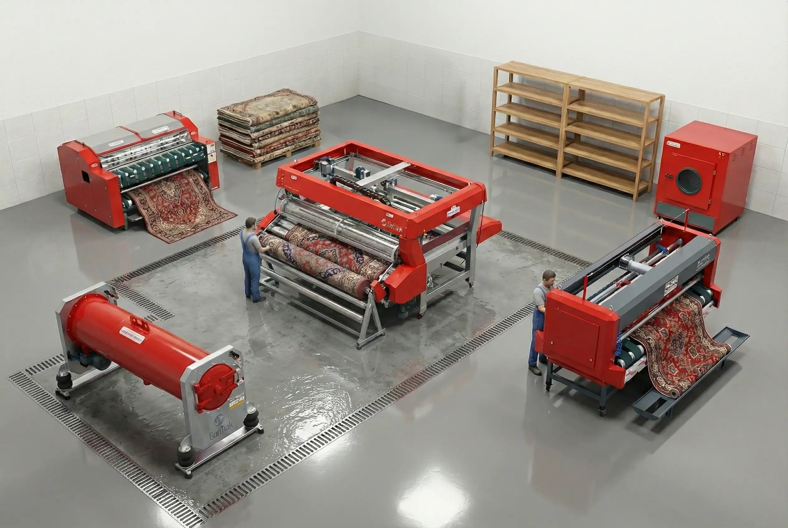 GarMak 33 hali yikama yerlesim plani