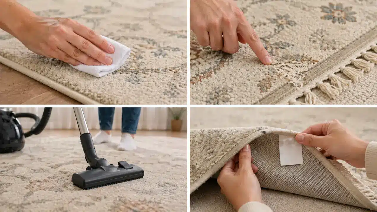 Halı yıkama öncesi yapılması gereken kontroller