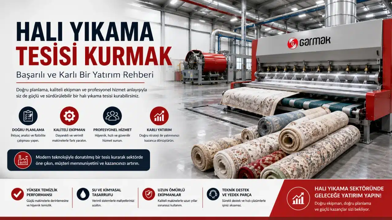 Halı yıkama tesisi kurmak