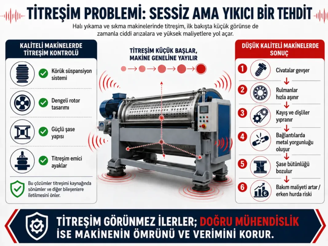makinalarda titreşim problemi