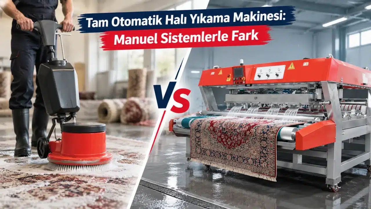 otomatik ve manuel halı yıkama sistemleri farkı
